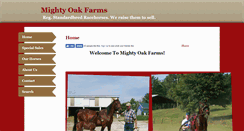 Desktop Screenshot of mightyoakfarms.com